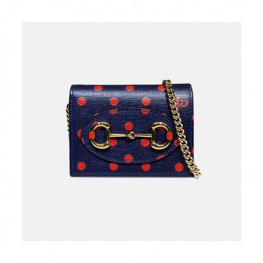 Gucci 2020 Ladies Leather Chain Wallet ,623180 - 구찌 2020 여성용 레더 체인 반지갑,GUW0152.Size(11cm), 네이비