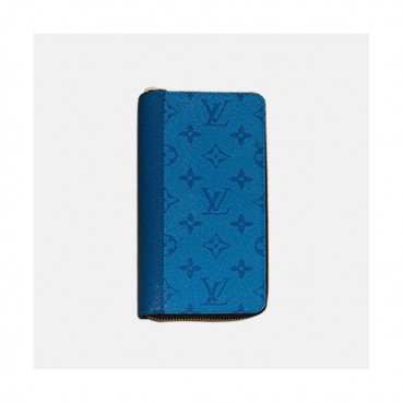 Louis Vuitton 2020 Mm / Wm Zippy Wallet ,M63095 - 루이비통 2020 남여공용 지피 장지갑, LOUW0433, Size(20cm),블루
