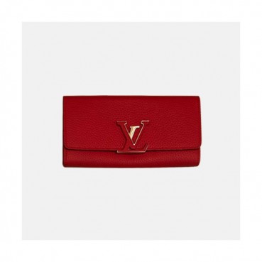 Louis Vuitton 2020 Capucines Womens Leather Wallet ,M61249 - 루이비통 2020 카푸신 여성용 레더 장지갑, LOUW0428, Size(20cm),레드