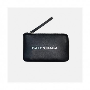 Balenciaga 2020 Leather Coin Purse - 발렌시아가 2020 레더 남여공용 코인 퍼스 BGW0021,블랙