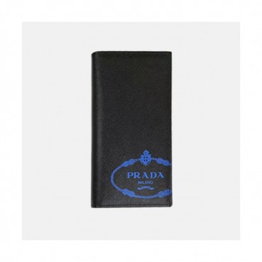 Prada 2020 Saffiano Mens Wallet, 2MV836 - 프라다 2020 사피아노 남성용 장지갑,PRAW0155,19CM.블랙