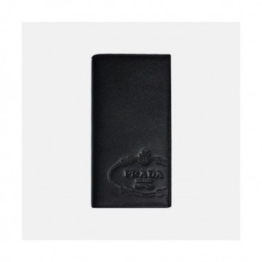 Prada 2020 Saffiano Mens Wallet, 2MV836 - 프라다 2020 사피아노 남성용 장지갑,PRAW0154,19CM.블랙