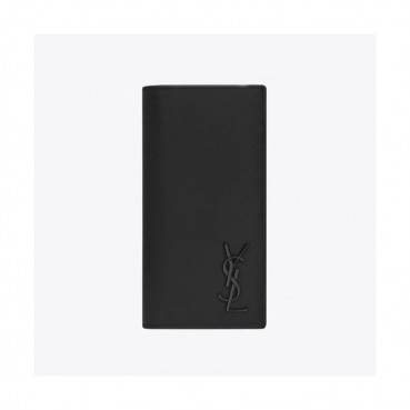 Saint Laurent 2020 Leather Wallet,529981- 입생로랑 2020 남여공용 레더 장지갑 SLW0063,블랙