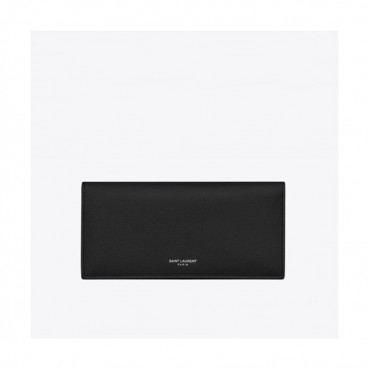 Saint Laurent 2020 Leather Wallet,556253  - 입생로랑 2020 남여공용 레더 장지갑 SLW0062,블랙