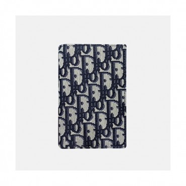 Dior 2020 Mm / Wm Canvas Passport Case ,13.5cm - 디올 2020 남여공용 캔버스 여권지갑 DIOW0021 ,13.5CM,블랙