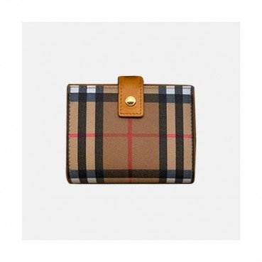 Burberry 2020 Ladies Wallet - 버버리 2020 여성용 반지갑 BURW0110.Size(11CM).옐로우브라운