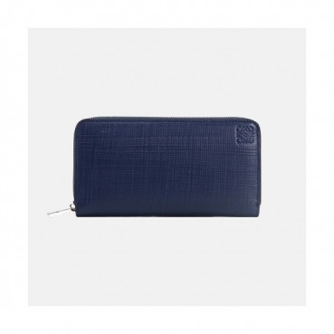 Loewe 2019 Mm / Wm Leather Wallet - 로에베 2019 남여공용 레더 장지갑 LOEW0006.Size(19cm).네이비