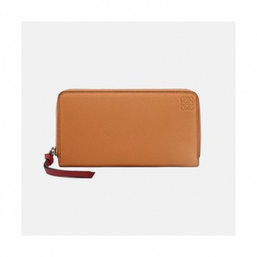 Loewe 2019 Mm / Wm Leather Wallet - 로에베 2019 남여공용 레더 장지갑 LOEW0005.Size(19cm).카멜