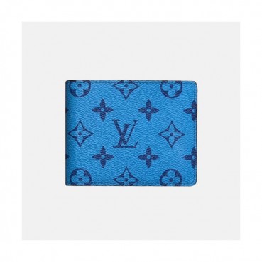 Louis Vuitton 2019 Monogram Canvas Wallet M60895 - 루이비통 2019 모노그램 남여공용 캔버스 반지갑,LOUW0357,Size(11cm),블루