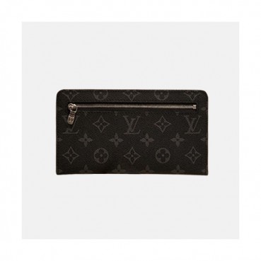 Louis Vuitton 2019 Canvas Wallet M63049 - 루이비통 2019 남여공용 캔버스 장지갑 LOUW0326.Size(20cm).블랙