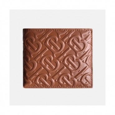 Burberry 2019 Leather Wallet - 버버리 2019 남여공용 레더 반지갑 BURW0101.Size(11CM).브라운
