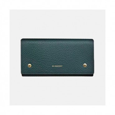 Burberry 2019 Ladies Leather Wallet - 버버리 2019 여성용 레더 장지갑 BURW0097.Size(20CM).다크그린