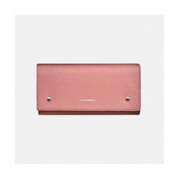 Burberry 2019 Ladies Leather Wallet - 버버리 2019 여성용 레더 장지갑 BURW0094.Size(20CM).핑크