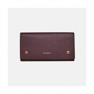 Burberry 2019 Ladies Leather Wallet - 버버리 2019 여성용 레더 장지갑 BURW0093.Size(20CM).와인