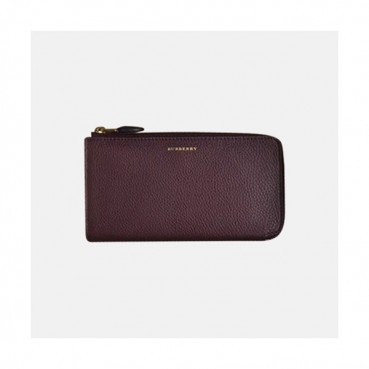 Burberry 2019 Ladies Leather Wallet - 버버리 2019 여성용 레더 장지갑 BURW0090.Size(20CM).와인