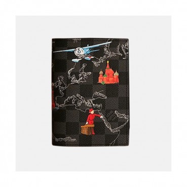 Louis Vuitton 2019 Monogram Passport Case M64411 - 루이비통 2019 모노그램 남여공용 여권지갑  LOUW0265.Size(14CM).블랙