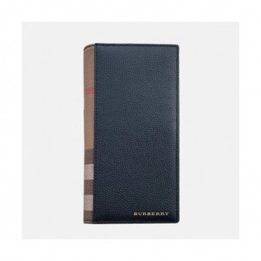 Burberry 2019 Leather Wallet - 버버리 남성용 레더 장지갑 BURW0081.Size(19CM).블랙