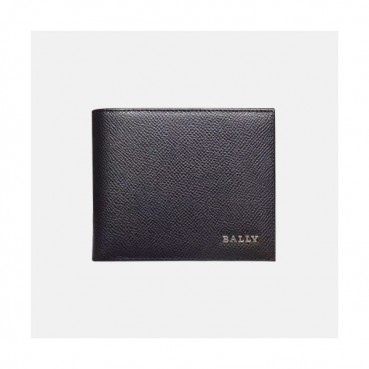 Bally 2019 Mens Leather Wallet - 발리 남성용 레더 반지갑 BALB0049.블랙