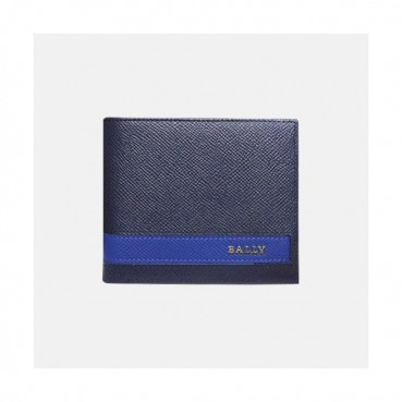 Bally 2019 Mens Leather Wallet - 발리 남성용 레더 반지갑 BALB0048.네이비