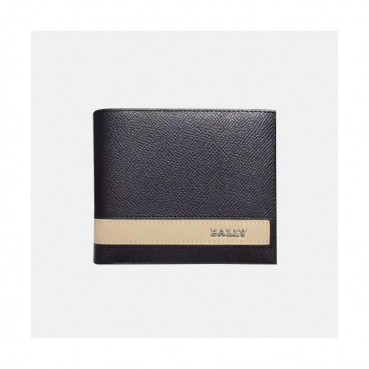 Bally 2019 Mens Leather Wallet - 발리 남성용 레더 반지갑 BALB0047.블랙