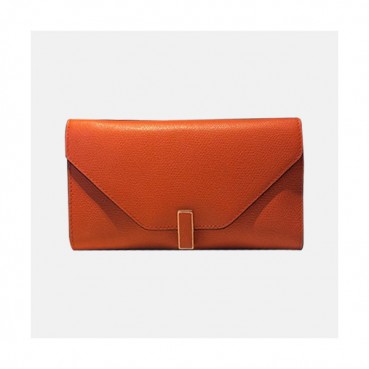 Valextra 2019 Ladies Epsom Leather Wallet - 발렉스트라 2019 여성용 엡송 레더 장지갑 VALB0011,20cm.오렌지