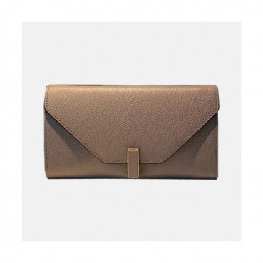 Valextra 2019 Ladies Epsom Leather Wallet - 발렉스트라 2019 여성용 엡송 레더 장지갑 VALB0003,20cm.카키
