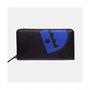 Bally 2019 Mens Leather Zip Round Wallet - 발리 남성용 레더 지퍼 라운드 장지갑 BALB0028.블랙