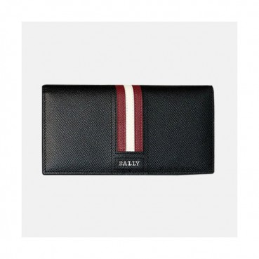 Bally 2019 Mens Leather Wallet - 발리 남성용 레더 장지갑 BALB0015.블랙
