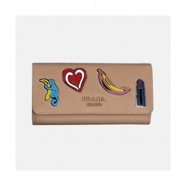 Prada 2019 Saffiano Ladies Wallet 1MH132 - 프라다 사피아노 여성용 장지갑,PRAW0140,18.7CM.베이지핑크