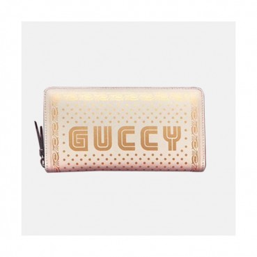 Gucci 2019 Print Leather Zip Round Wallet  510488 - 구찌 프린트 남여공용 레더 지퍼 라운드 장지갑  GUW0097.Size(19cm).화이트
