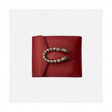 Gucci 2019 Dionysus Leather Flap Wallet,404139 - 구찌 디오니소스 레더 플랩 반지갑 GUW0081.Size(12CM),레드