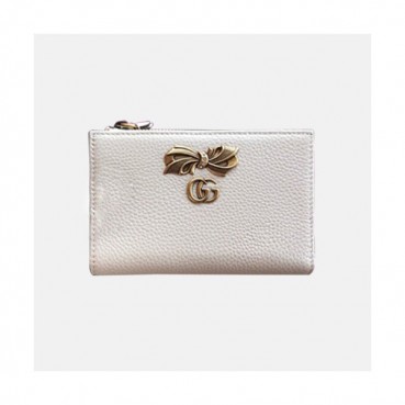 Gucci 2019 Ladies Leather Wallet  524300 - 구찌 여성용 레더 중지갑  GUW0061,Size(14cm).화이트