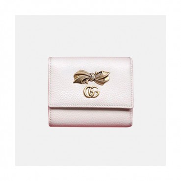Gucci 2019 Ladies Leather Wallet  524294 - 구찌 여성용 레더 반지갑  GUW0059,Size(11cm).화이트