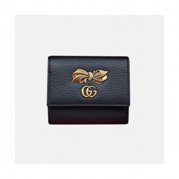 Gucci 2019 Ladies Leather Wallet  524294 - 구찌 여성용 레더 반지갑  GUW0058,Size(11cm).블랙