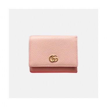 Gucci 2019 Marmont Leather Wallet  474746 - 구찌 마몬트 여성용 레더 반지갑  GUW0053.Size(12cm).핑크