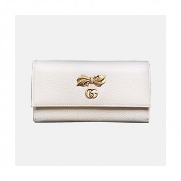 Gucci 2019 Ladies Leather Wallet 524290 - 구찌 2019 여성용 레더 장지갑 ,GUW0046.Size(19CM).화이트