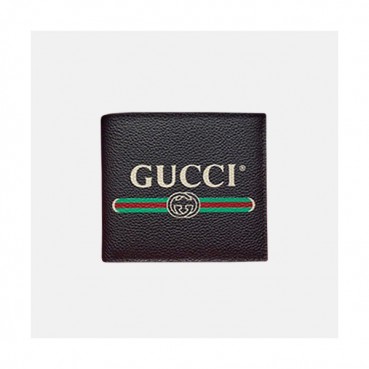 Gucci 2019 Logo Leather Wallet  496309 - 구찌 로고 남여공용 레더 반지갑  GUW0041.Size(11cm).블랙