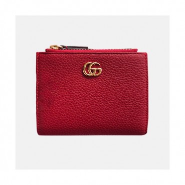 Gucci 2019 Marmont Leather Wallet  474747 - 구찌 마몬트 여성용 레더 반지갑  GUW0036.Size(12.5cm).레드