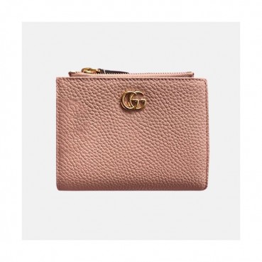Gucci 2019 Marmont Leather Wallet  474747 - 구찌 마몬트 여성용 레더 반지갑  GUW0035.Size(12.5cm).핑크