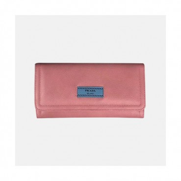 Prada 2019 Ladies Leather Wallet 1MH132 -프라다 2019 여성용 레더 장지갑,PRAW0125, 19CM,핑크