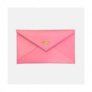 Prada 2019 Ladies Leather Clutch Wallet 1MF175 -프라다 2019 여성용 레더 클러치 장지갑,PRAW0119, 20CM,핑크
