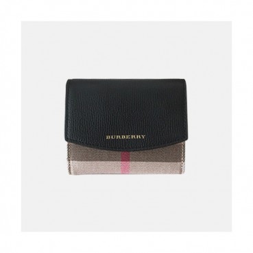 Burberry 2019 Ladies Leather Wallet - 버버리 2019 여성용 레더 반지갑 BURW0079.Size(11CM),블랙