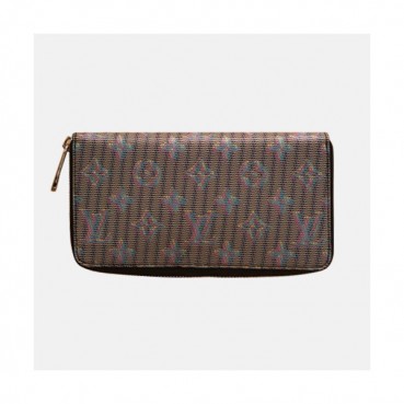 Louis Vuitton 2019 Monogram Leather Zip Wallet M68662 - 루이비통 2019 모노그램 남여공용 레더 지퍼 장지갑  LOUW0223.Size(19.5CM).블루