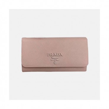 Prada 2019 Ladies Leather Wallet 1MH132 -프라다 2019 여성용 레더 장지갑,PRAW0110, 18.7CM,베이지핑크
