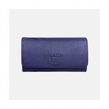 Prada 2019 Ladies Leather Wallet 1MH132 -프라다 2019 여성용 레더 장지갑,PRAW0107, 18.7CM,블루