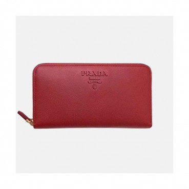 Prada 2019 Ladies Leather Wallet 1ML506 -프라다 2019 여성용 레더 장지갑,PRAW0104, 20CM,레드