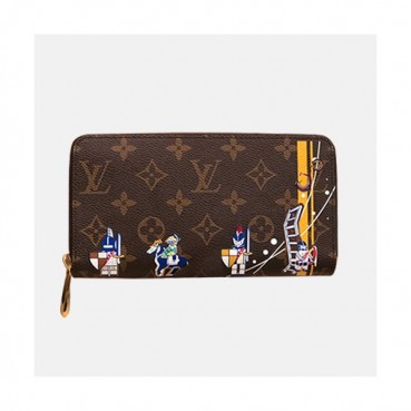 Louis Vuitton 2019 Monogram Zip Wallet M60017 - 루이비통 2019 모노그램 남여공용 지퍼 장지갑  LOUW0191.Size(18.5CM).브라운