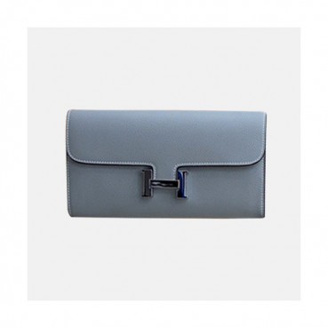 Hermes 2019 Womens Leather Wallet - 에르메스 2019 여성용 레더 장지갑 HERW0033,연블루그레이