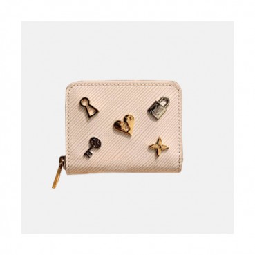Louis Vuitton 2019 Love Lock Zippy Epi Wallet M63993 -  루이비통 2019 러브 락 지피 에삐 월릿 반지갑 LOUW0174.Size(11CM).화이트