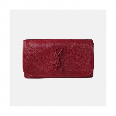 Saint Laurent 2019 Ladies Niki Wallet,20cm -입생로랑 2019 여성용 니키 장지갑 SLW0010,20CM,레드